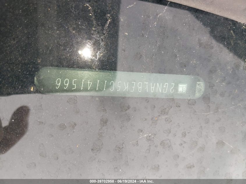 2012 Chevrolet Equinox Ls VIN: 2GNALBEK5C1141566 Lot: 39702958