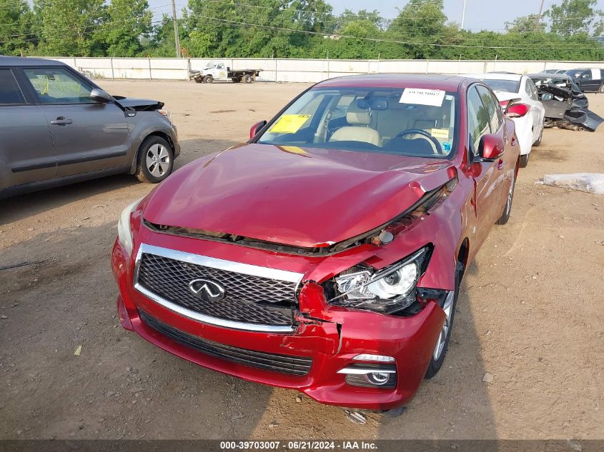 2014 Infiniti Q50 Premium VIN: JN1BV7AR2EM694659 Lot: 39703007
