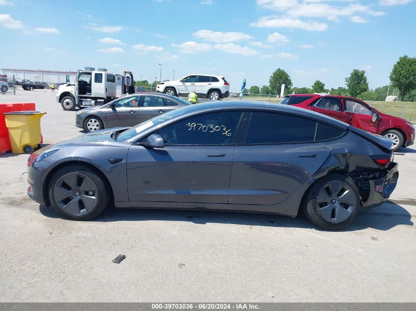 2023 Tesla Model 3 Rear-Wheel Drive VIN: 5YJ3E1EAXPF647216 Lot: 39703036