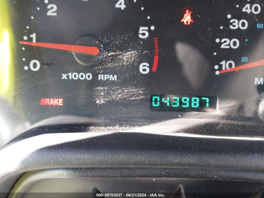 2003 Jeep Wrangler Sport VIN: 1J4FA49S03P339642 Lot: 39703037