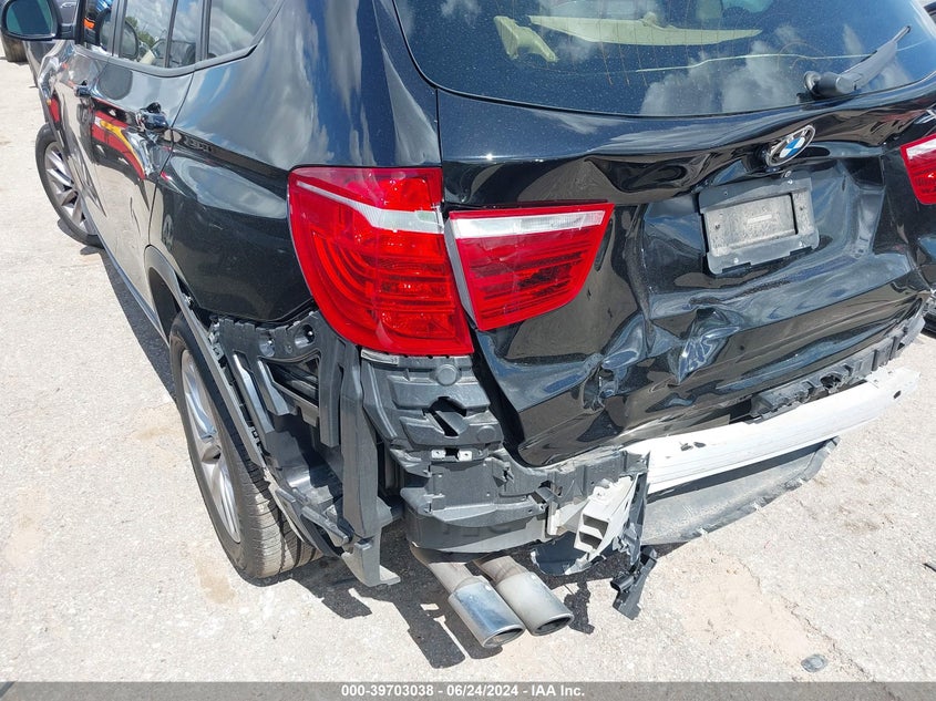 2017 BMW X3 Sdrive28I VIN: 5UXWZ7C54H0T44084 Lot: 39703038