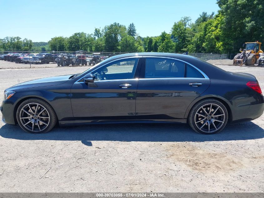 2019 Mercedes-Benz S 560 4Matic VIN: WDDUG8GB3KA439280 Lot: 39703055