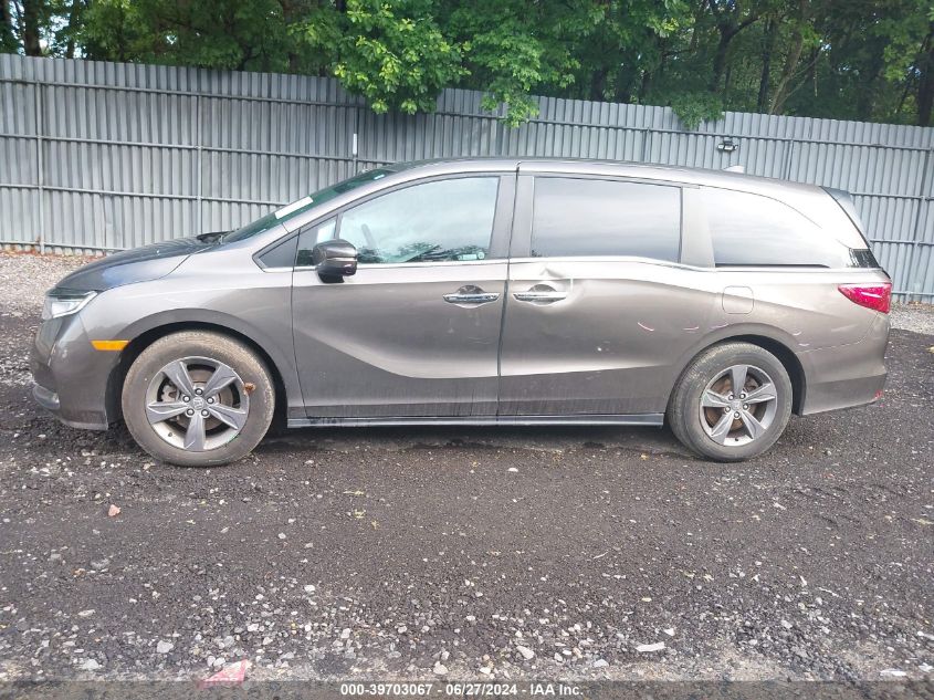 2022 Honda Odyssey Ex VIN: 5FNRL6H51NB045507 Lot: 39703067