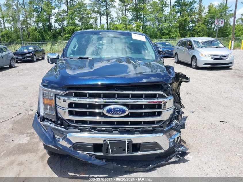 2022 Ford F-150 Lariat VIN: 1FTEW1C88NFB34805 Lot: 39703071