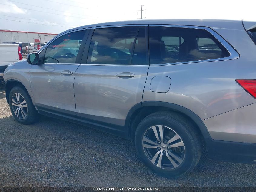 2018 Honda Pilot Ex VIN: 5FNYF6H39JB035349 Lot: 39703108