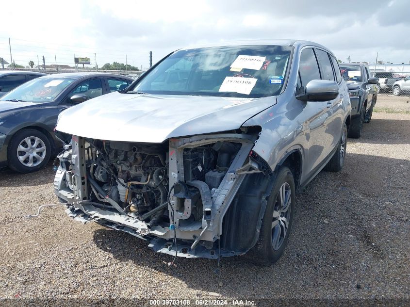 2018 Honda Pilot Ex VIN: 5FNYF6H39JB035349 Lot: 39703108