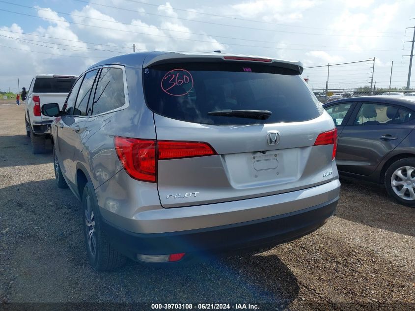 2018 Honda Pilot Ex VIN: 5FNYF6H39JB035349 Lot: 39703108