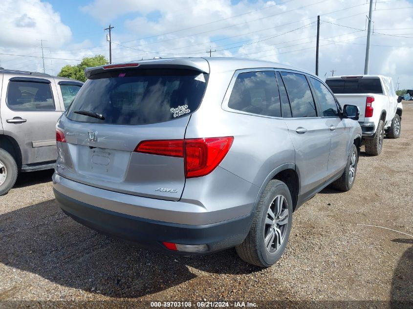 2018 Honda Pilot Ex VIN: 5FNYF6H39JB035349 Lot: 39703108