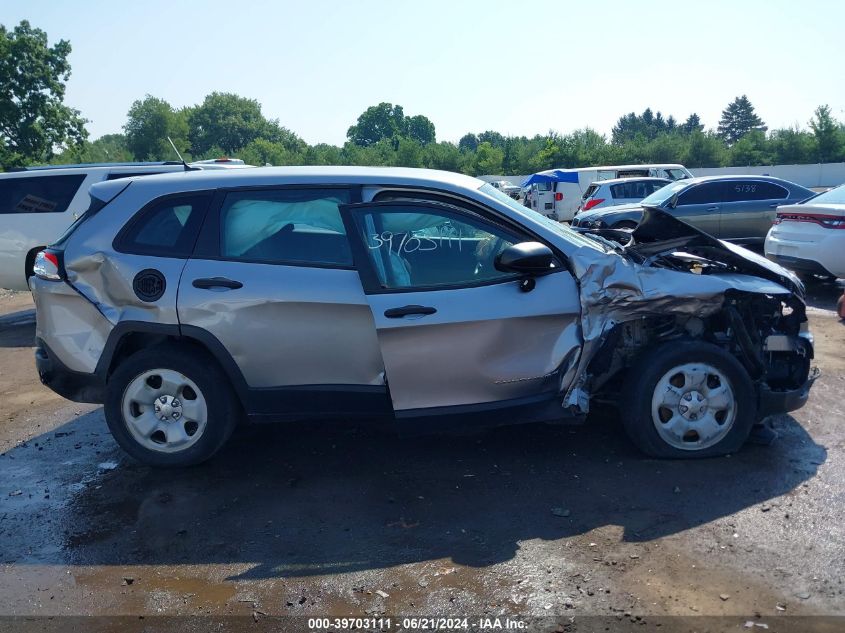 2014 Jeep Cherokee Sport VIN: 1C4PJLAB4EW168841 Lot: 39703111