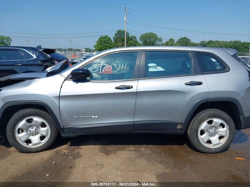 2014 Jeep Cherokee Sport VIN: 1C4PJLAB4EW168841 Lot: 39703111