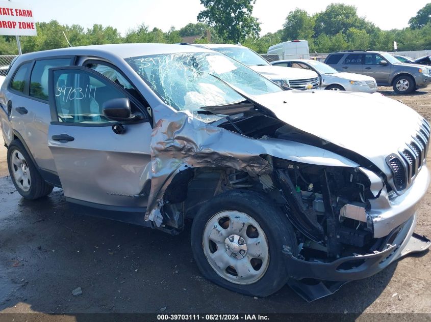 2014 Jeep Cherokee Sport VIN: 1C4PJLAB4EW168841 Lot: 39703111