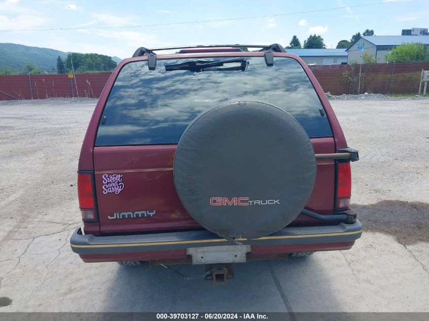 1994 GMC S15 Jimmy VIN: 1GKDT13W2R0506042 Lot: 39703127