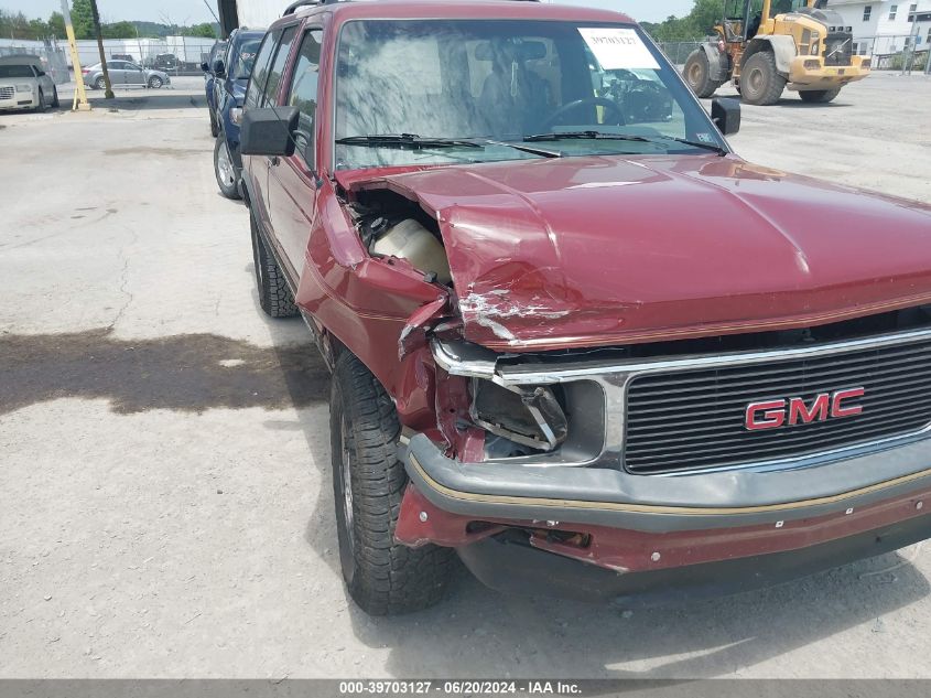 1994 GMC S15 Jimmy VIN: 1GKDT13W2R0506042 Lot: 39703127