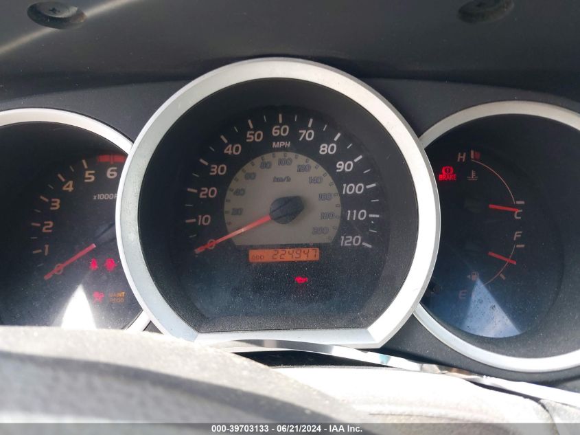 2005 Toyota Tacoma V6 VIN: 5TETU22N95Z079262 Lot: 39703133