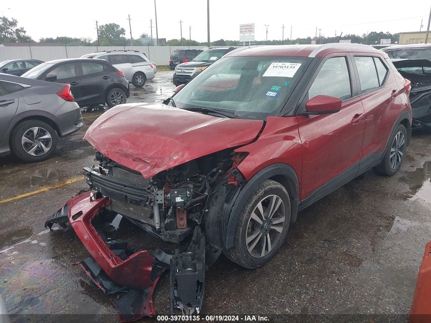VIN 3N1CP5CU7KL498839 2019 NISSAN KICKS SV