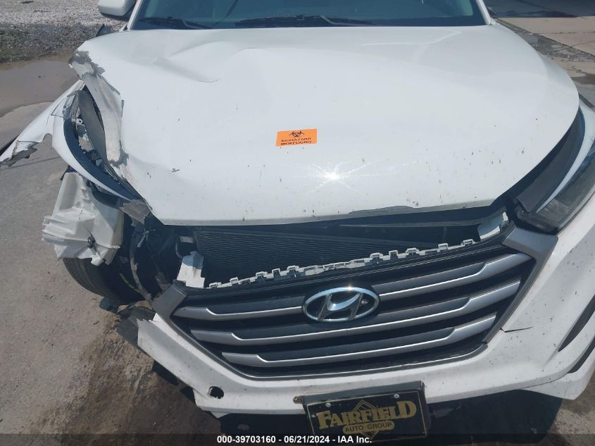 2018 Hyundai Tucson Se VIN: KM8J2CA48JU656065 Lot: 39703160