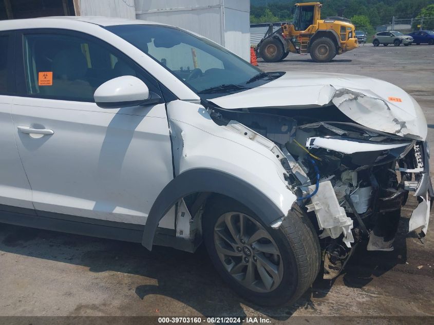 2018 Hyundai Tucson Se VIN: KM8J2CA48JU656065 Lot: 39703160