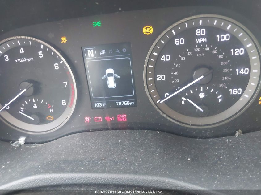 2018 Hyundai Tucson Se VIN: KM8J2CA48JU656065 Lot: 39703160