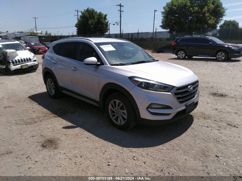 2017 Hyundai Tucson Se VIN: KM8J3CA44HU585714 Lot: 39703169