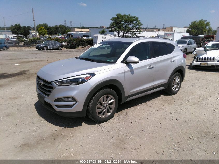 2017 Hyundai Tucson Se VIN: KM8J3CA44HU585714 Lot: 39703169