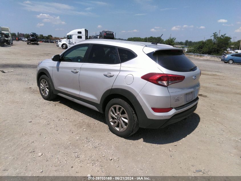 2017 Hyundai Tucson Se VIN: KM8J3CA44HU585714 Lot: 39703169