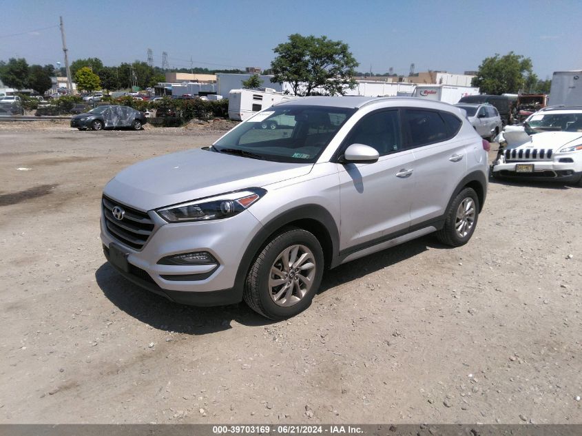 2017 Hyundai Tucson Se VIN: KM8J3CA44HU585714 Lot: 39703169