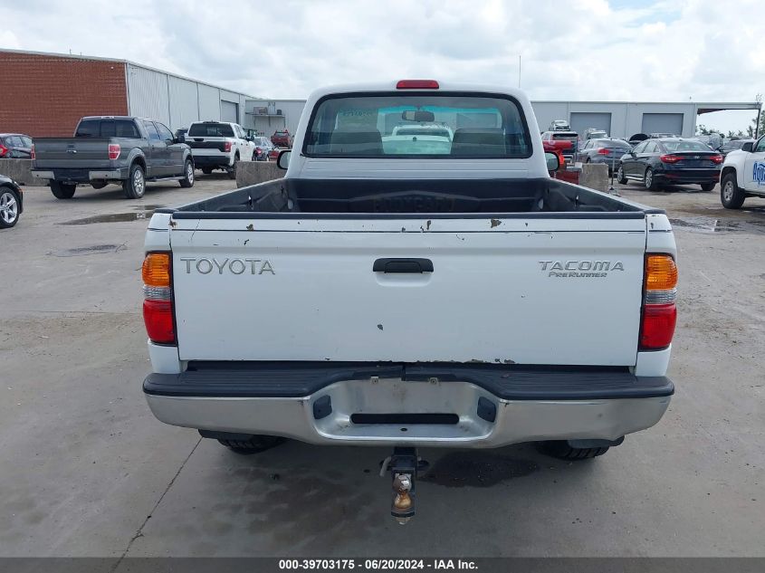 2001 Toyota Tacoma Prerunner VIN: 5TENM92N21Z747205 Lot: 39703175