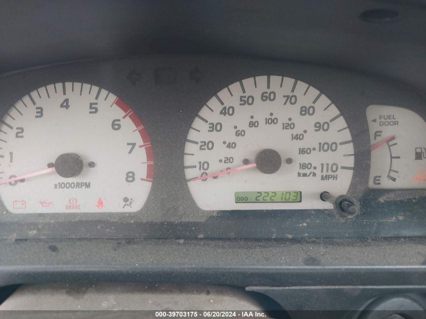 2001 Toyota Tacoma Prerunner VIN: 5TENM92N21Z747205 Lot: 39703175