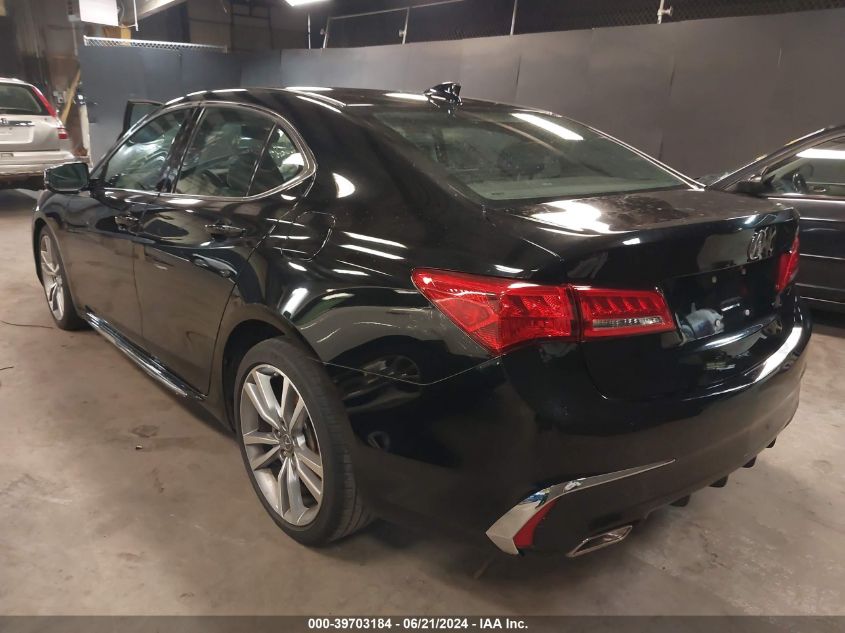 2019 Acura Tlx Tech Pkg VIN: 19UUB2F4XKA007943 Lot: 39703184