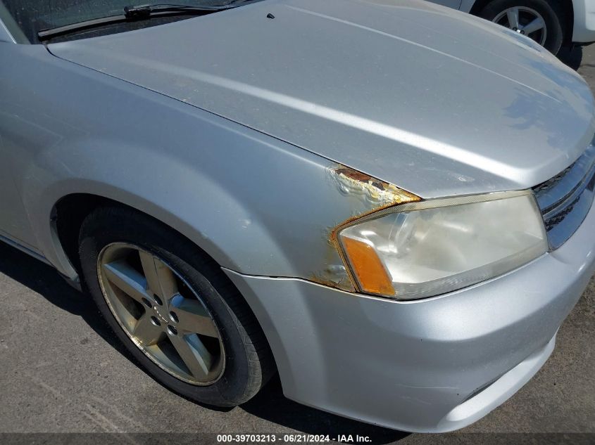 2012 Dodge Avenger Se VIN: 1C3CDZAB5CN231591 Lot: 39703213