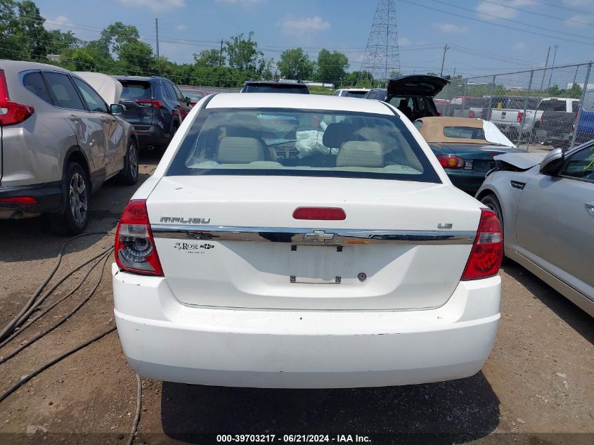 2006 Chevrolet Malibu Ls VIN: 1G1ZS51F06F102334 Lot: 39703217