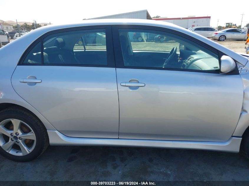 2011 Toyota Corolla S VIN: 2T1BU4EE6BC673148 Lot: 39703223