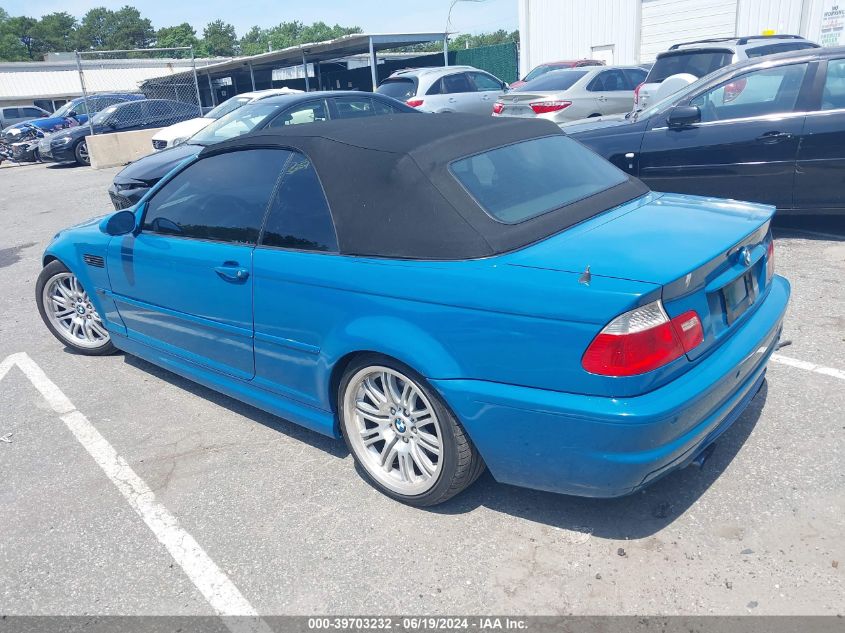 WBSBR93462PK00062 | 2002 BMW M3