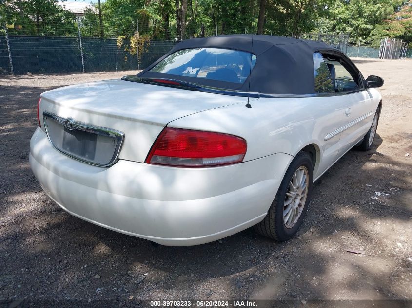 2004 Chrysler Sebring Lxi VIN: 1C3EL55R64N283132 Lot: 39703233