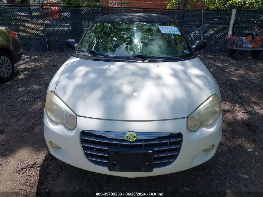 2004 Chrysler Sebring Lxi VIN: 1C3EL55R64N283132 Lot: 39703233