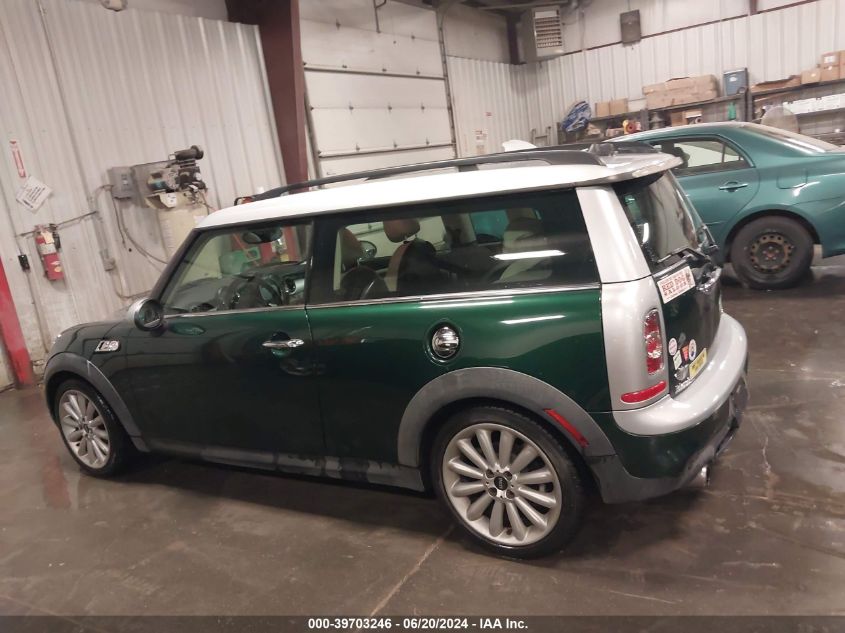 2012 Mini Cooper S Clubman VIN: WMWZG3C50CTY38136 Lot: 39703246