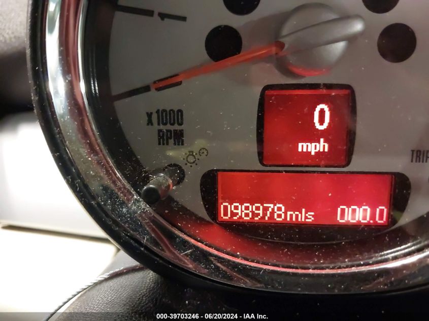 2012 Mini Cooper S Clubman VIN: WMWZG3C50CTY38136 Lot: 39703246