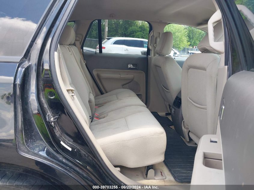 2008 Ford Edge Sel VIN: 2FMDK48C48BA78109 Lot: 39703255