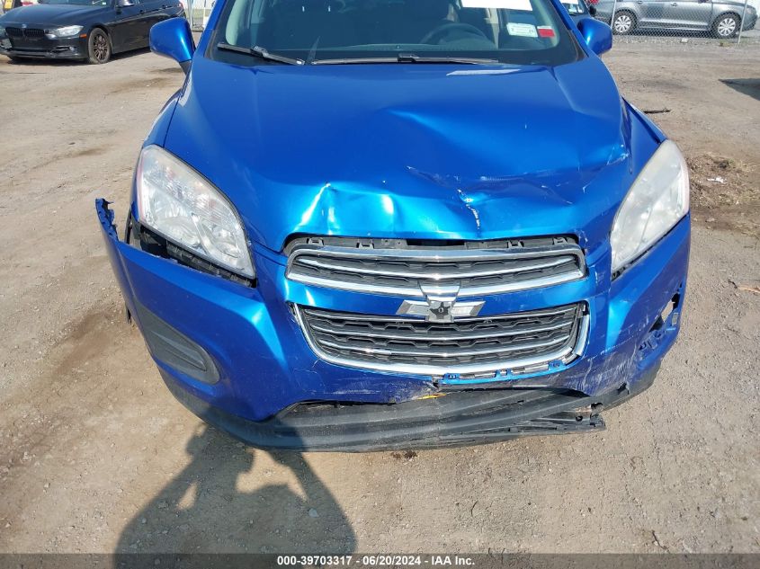 2015 Chevrolet Trax 1Ls VIN: KL7CJPSB9FB195348 Lot: 39703317