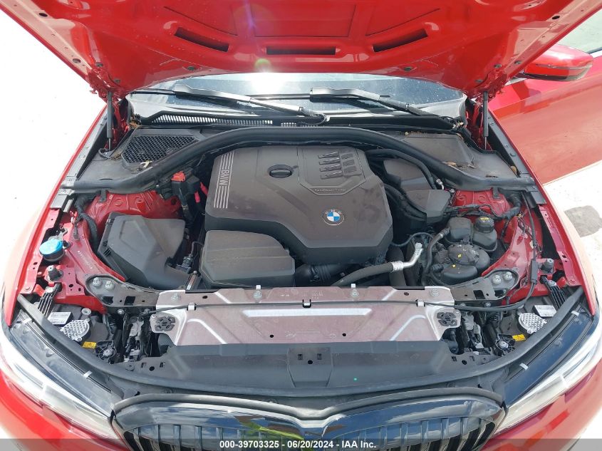2021 BMW 330I VIN: 3MW5R1J03M8B48118 Lot: 39703325