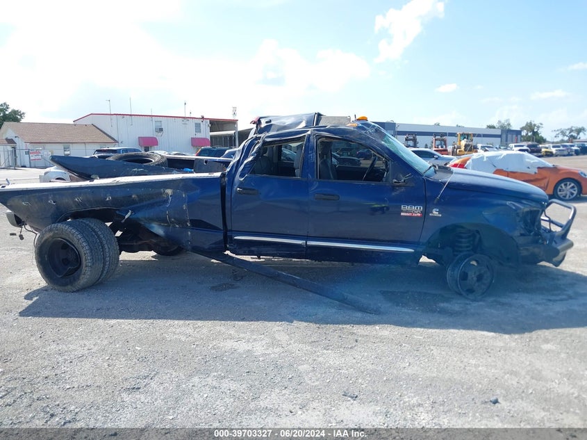 2008 Dodge Ram 3500 Laramie VIN: 3D7MX48A68G142870 Lot: 39703327