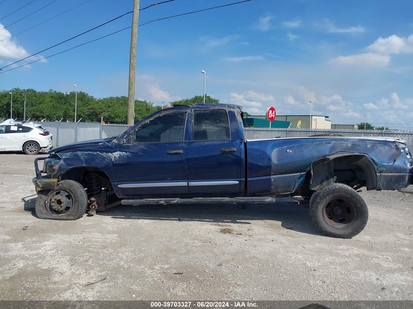 2008 Dodge Ram 3500 Laramie VIN: 3D7MX48A68G142870 Lot: 39703327
