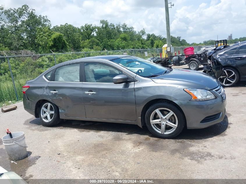 2015 Nissan Sentra S VIN: 3N1AB7AP4FY356570 Lot: 39703328