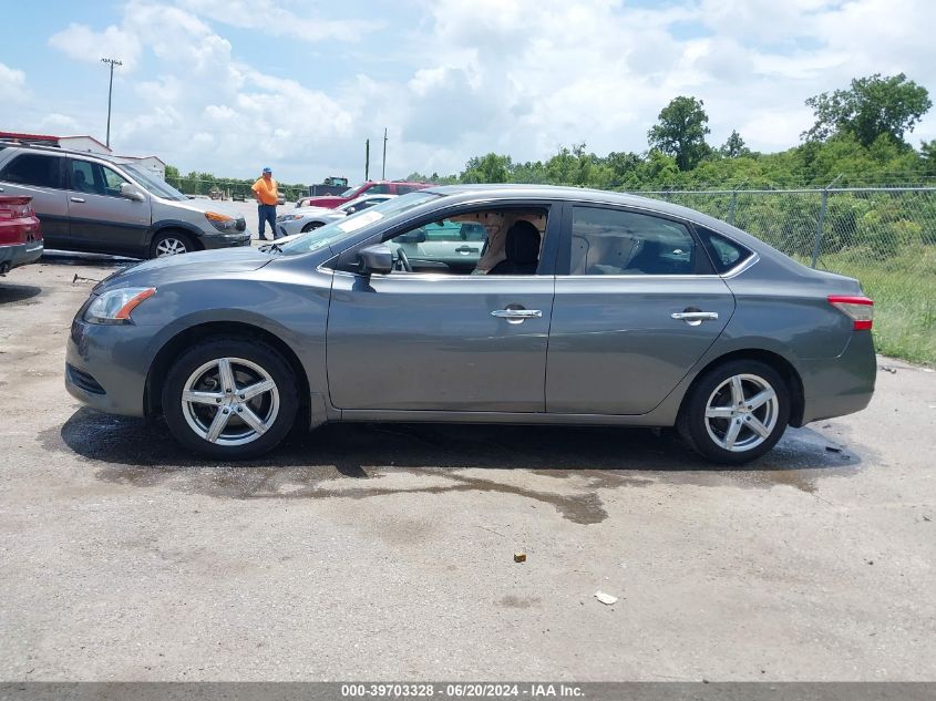 2015 Nissan Sentra S VIN: 3N1AB7AP4FY356570 Lot: 39703328