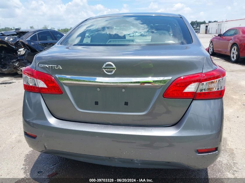 2015 Nissan Sentra S VIN: 3N1AB7AP4FY356570 Lot: 39703328