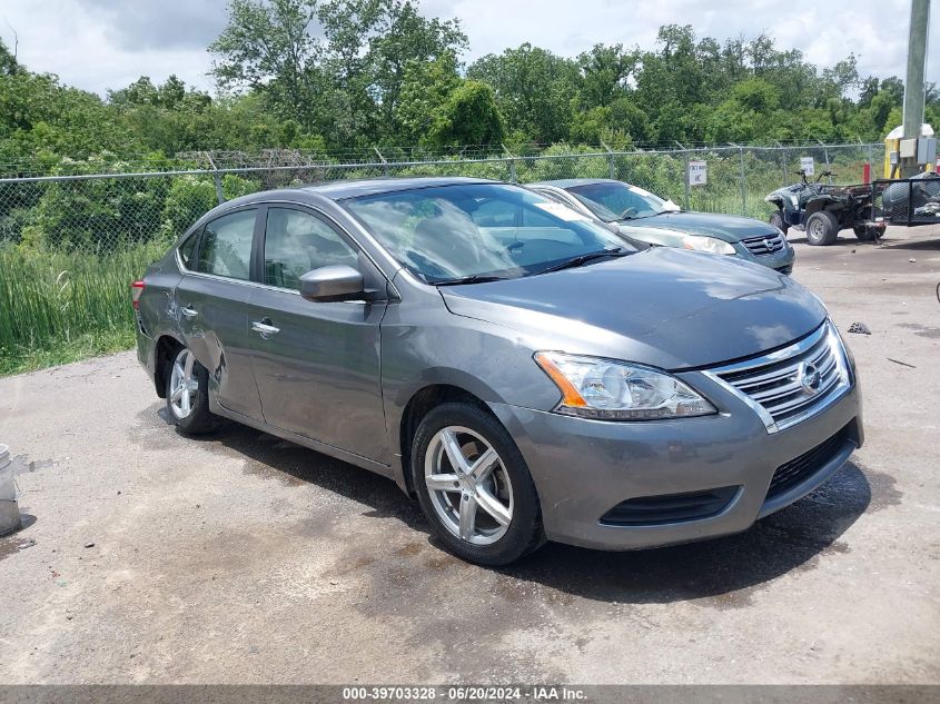 2015 Nissan Sentra S VIN: 3N1AB7AP4FY356570 Lot: 39703328