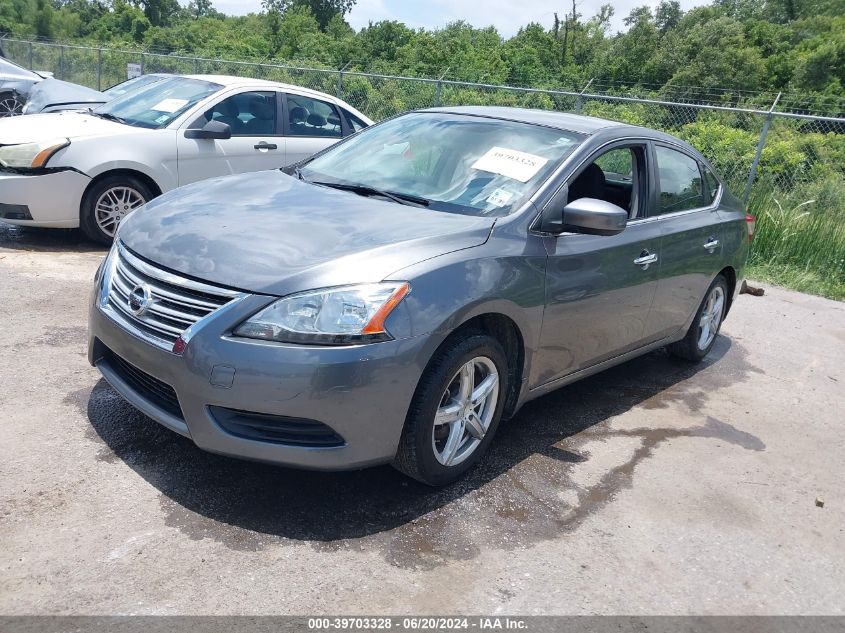 2015 Nissan Sentra S VIN: 3N1AB7AP4FY356570 Lot: 39703328