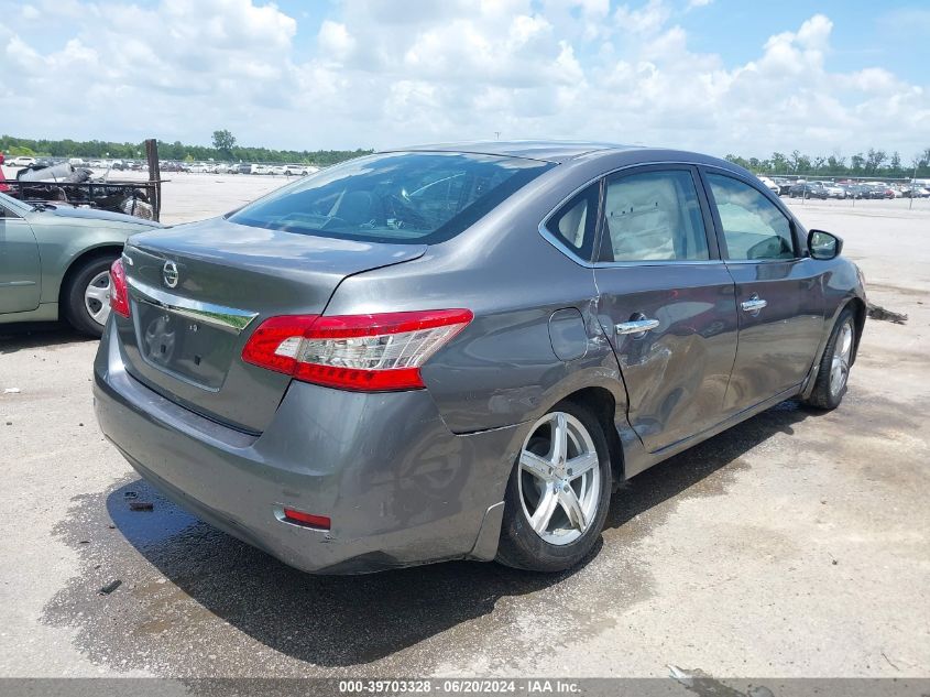 2015 Nissan Sentra S VIN: 3N1AB7AP4FY356570 Lot: 39703328