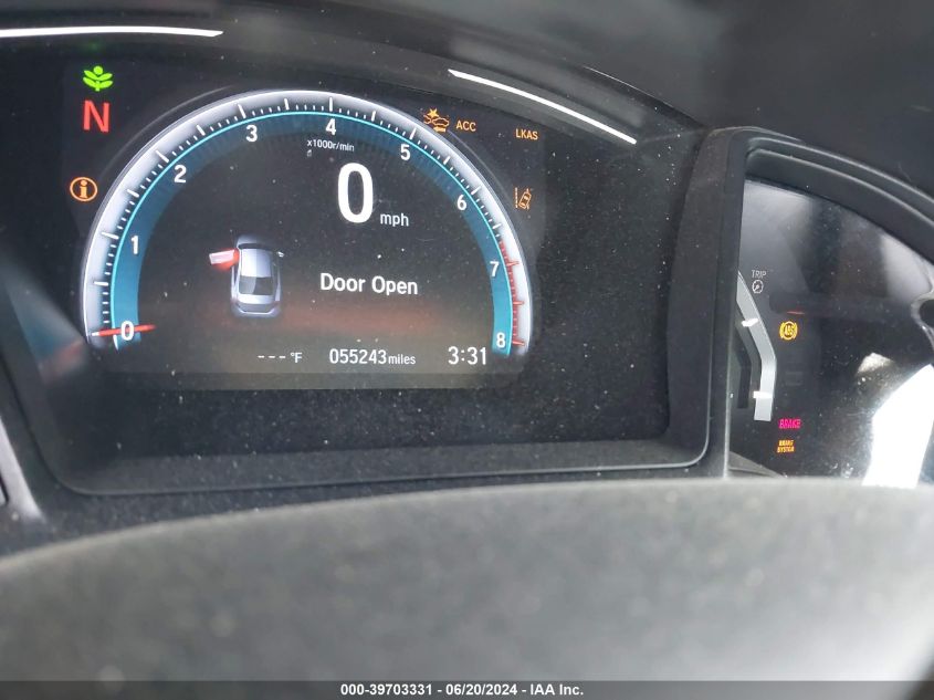 2020 Honda Civic Lx VIN: 2HGFC2F69LH526489 Lot: 39703331