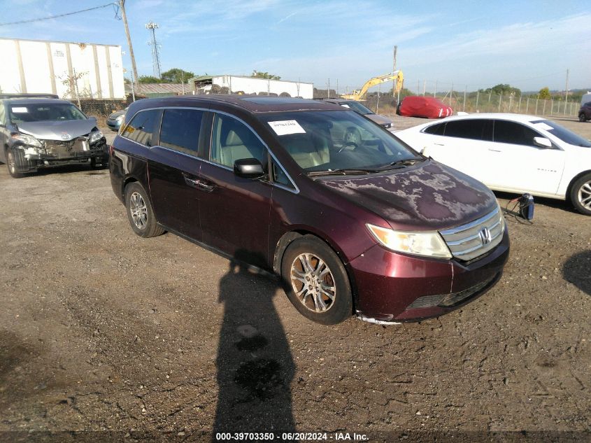 2011 Honda Odyssey Ex-L VIN: 5FNRL5H65BB058212 Lot: 39703350